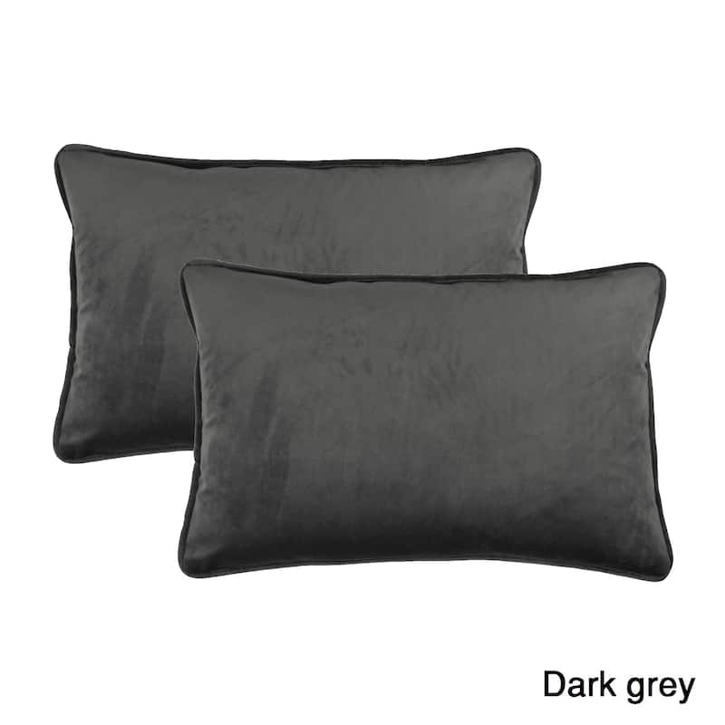 Sherry Kline Richmond Velvet Boudoir Throw Pillow (set of 2)