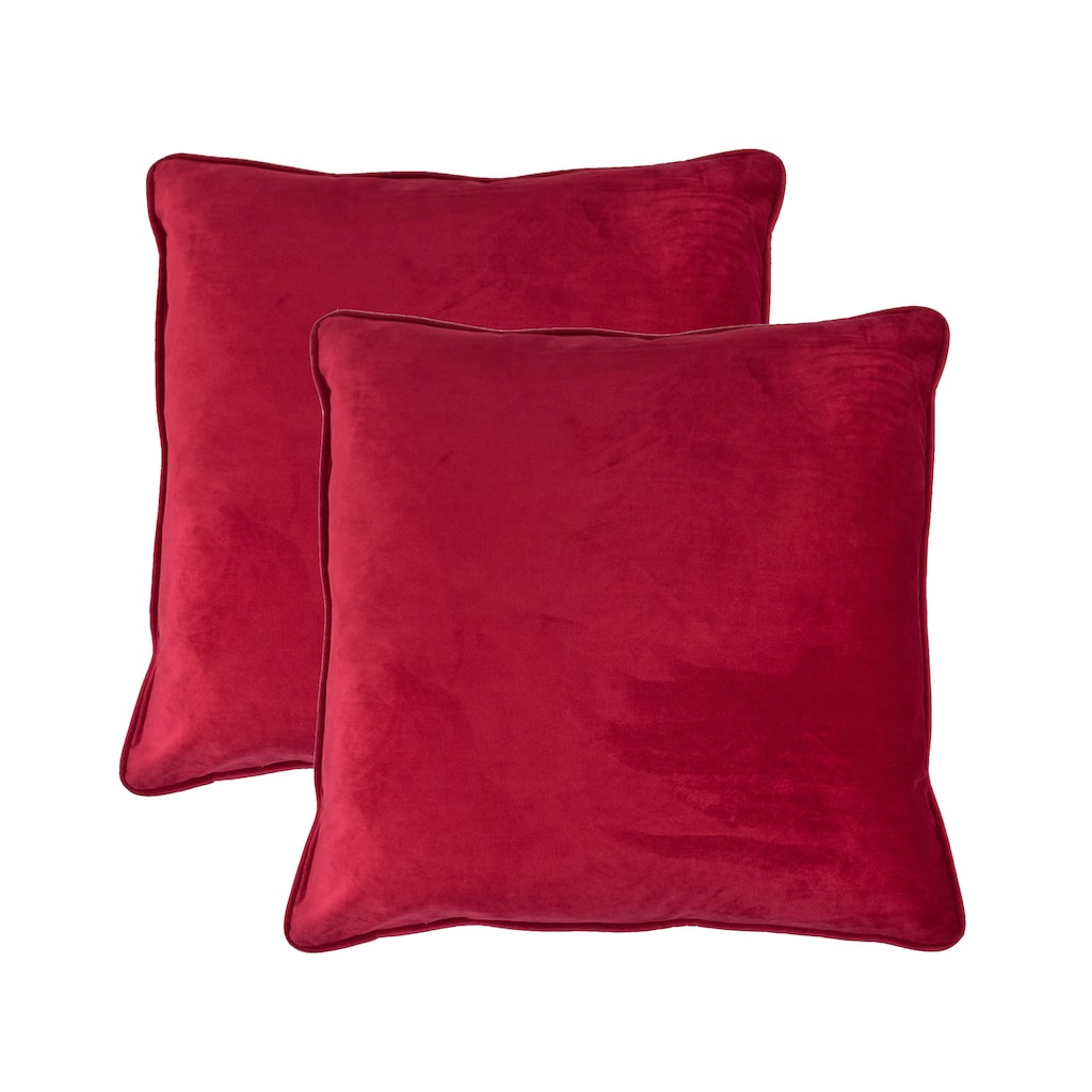 Sherry Kline Richmond Velvet 20-inch Throw Pillow (set of 2)
