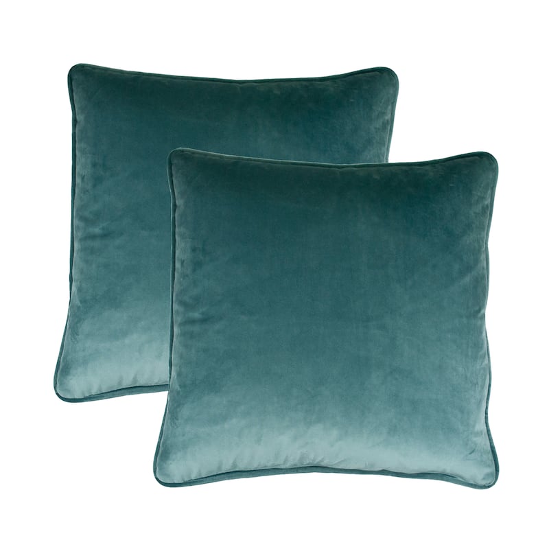 Sherry Kline Richmond Velvet 20-inch Throw Pillow (set of 2)
