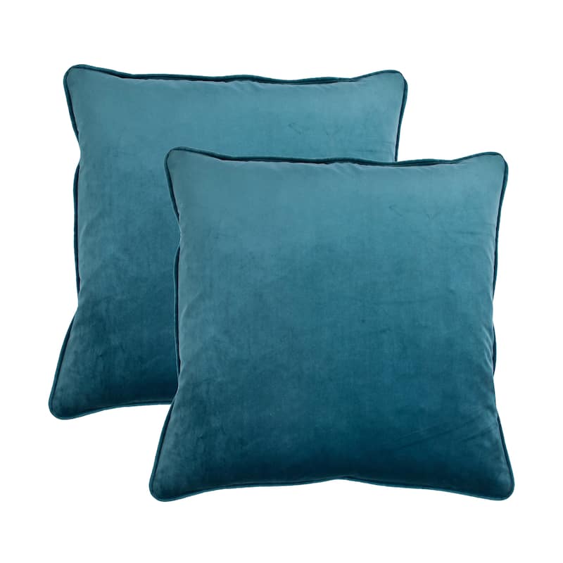 Sherry Kline Richmond Velvet 20-inch Throw Pillow (set of 2)