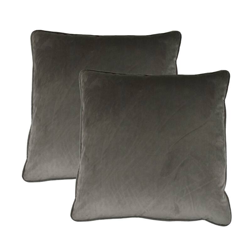 Sherry Kline Richmond Velvet 20-inch Throw Pillow (set of 2)