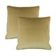 preview thumbnail 2 of 6, Sherry Kline Richmond Velvet 20-inch Throw Pillow (set of 2) Gold
