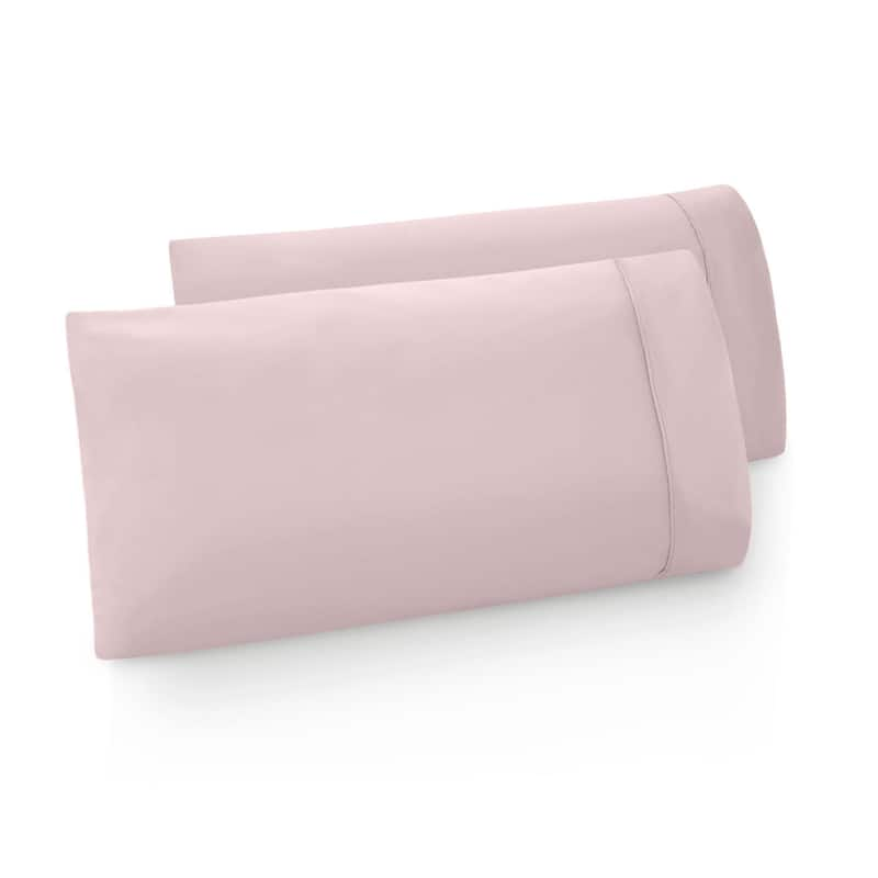 Malouf Double Brushed Microfiber Pillowcases (Set of 2) - Blush - Queen