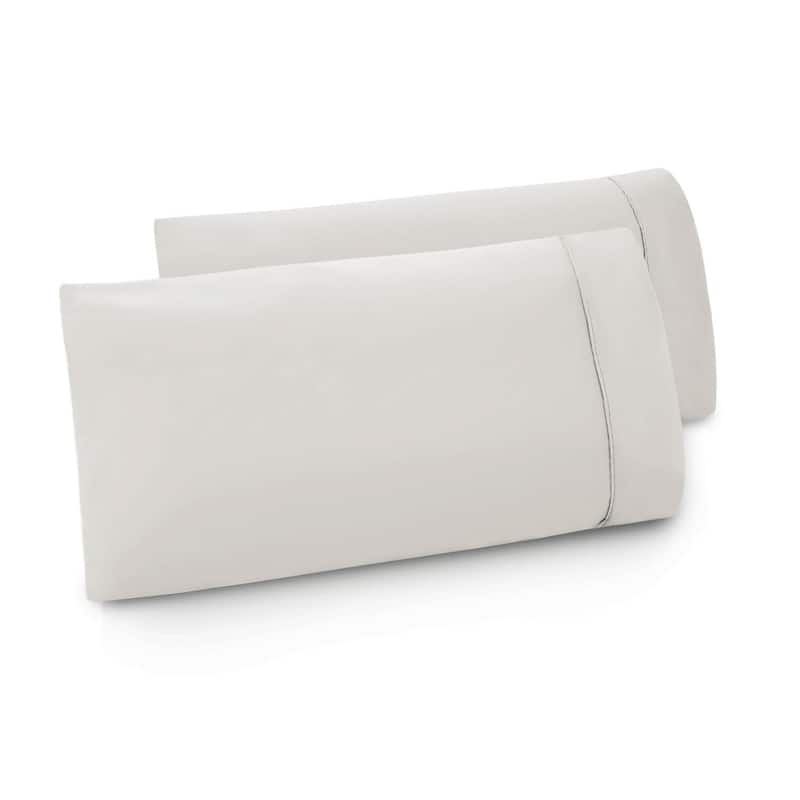 Malouf Double Brushed Microfiber Pillowcases (Set of 2) - Driftwood - Standard