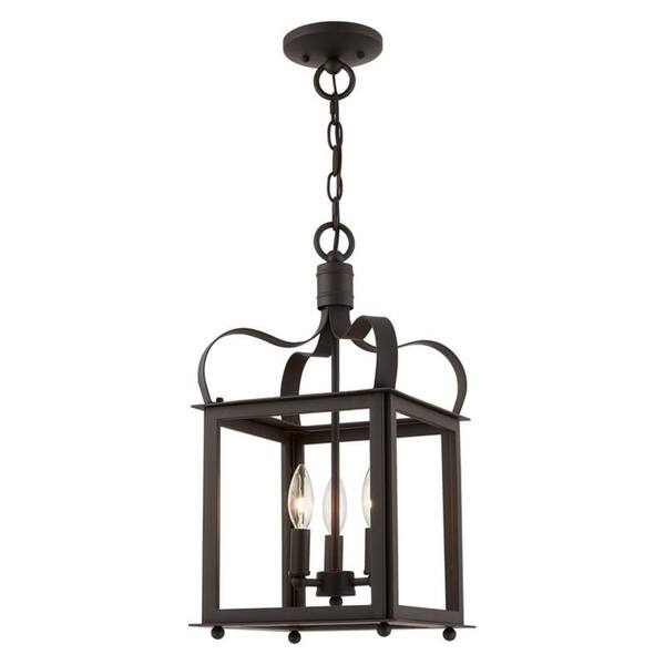 Shop Livex Lighting Garfield 3 Light Bronze Convertible