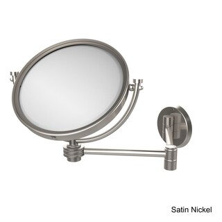 Allied Brass Floor-standing Makeup Mirror with 8-inch Diameter, 3X