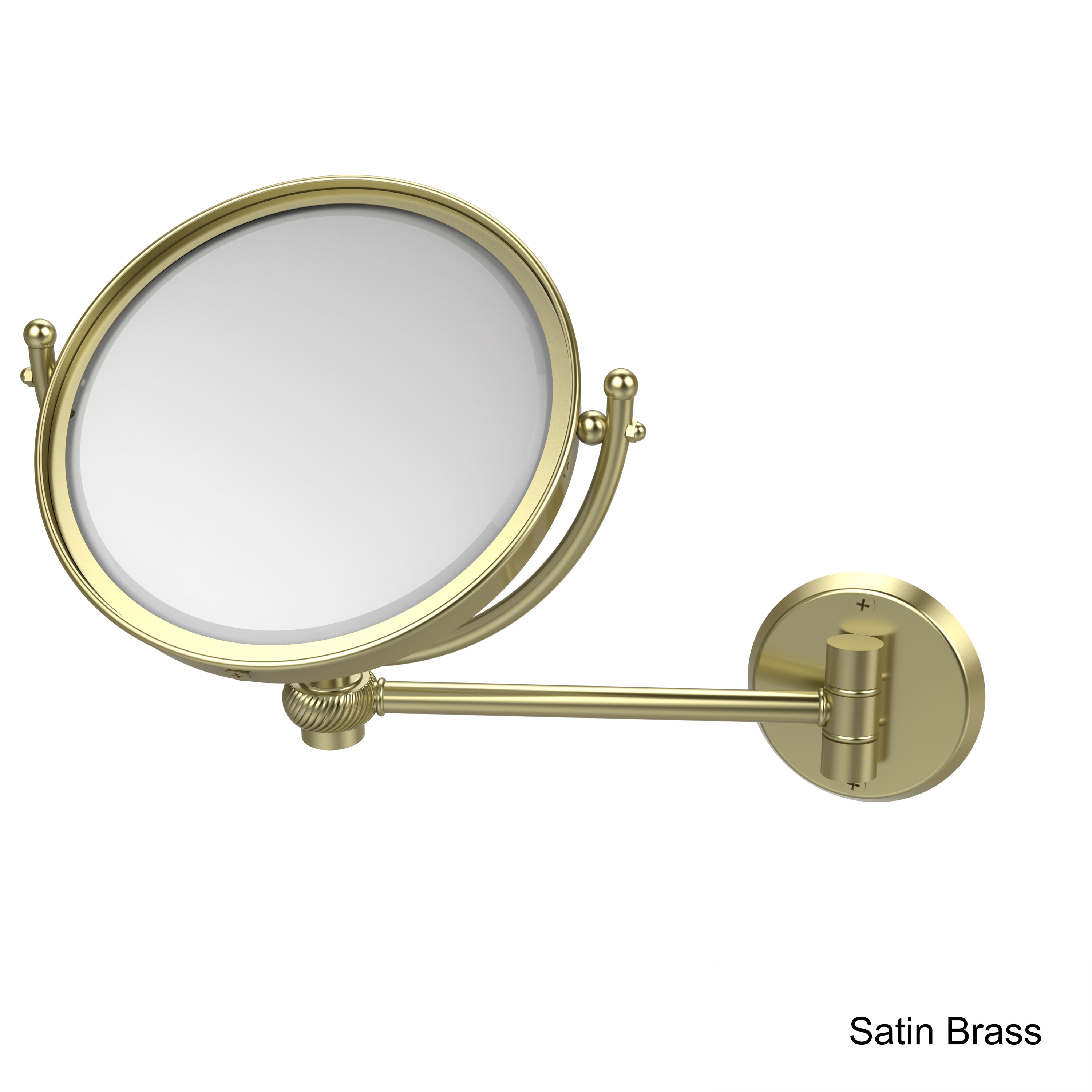 Allied Brass 8-inch Wall Mounted Makeup Mirror with 5X Magnification Bed  Bath  Beyond 12363911
