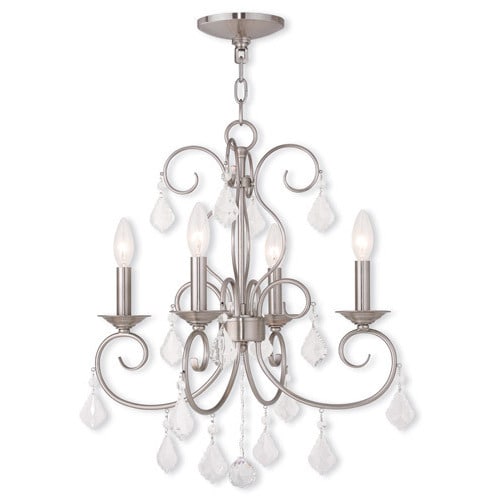 Chandelier-Silver  Chandelier - Silver (Chandelier-Silver Chandelier) - Chandeliers For Bedrooms by Overstock.com