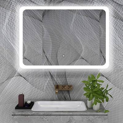 Vanity Art LED Lighted Mirror with Touch Sensor