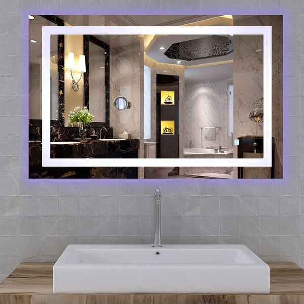 vanity wall mirror with lights