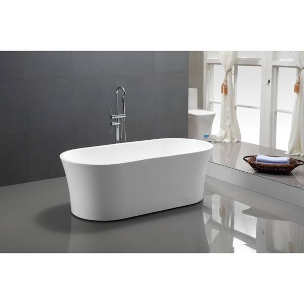 Shop Vanity Art 63 Inch Freestanding Acrylic Bathtub Stand