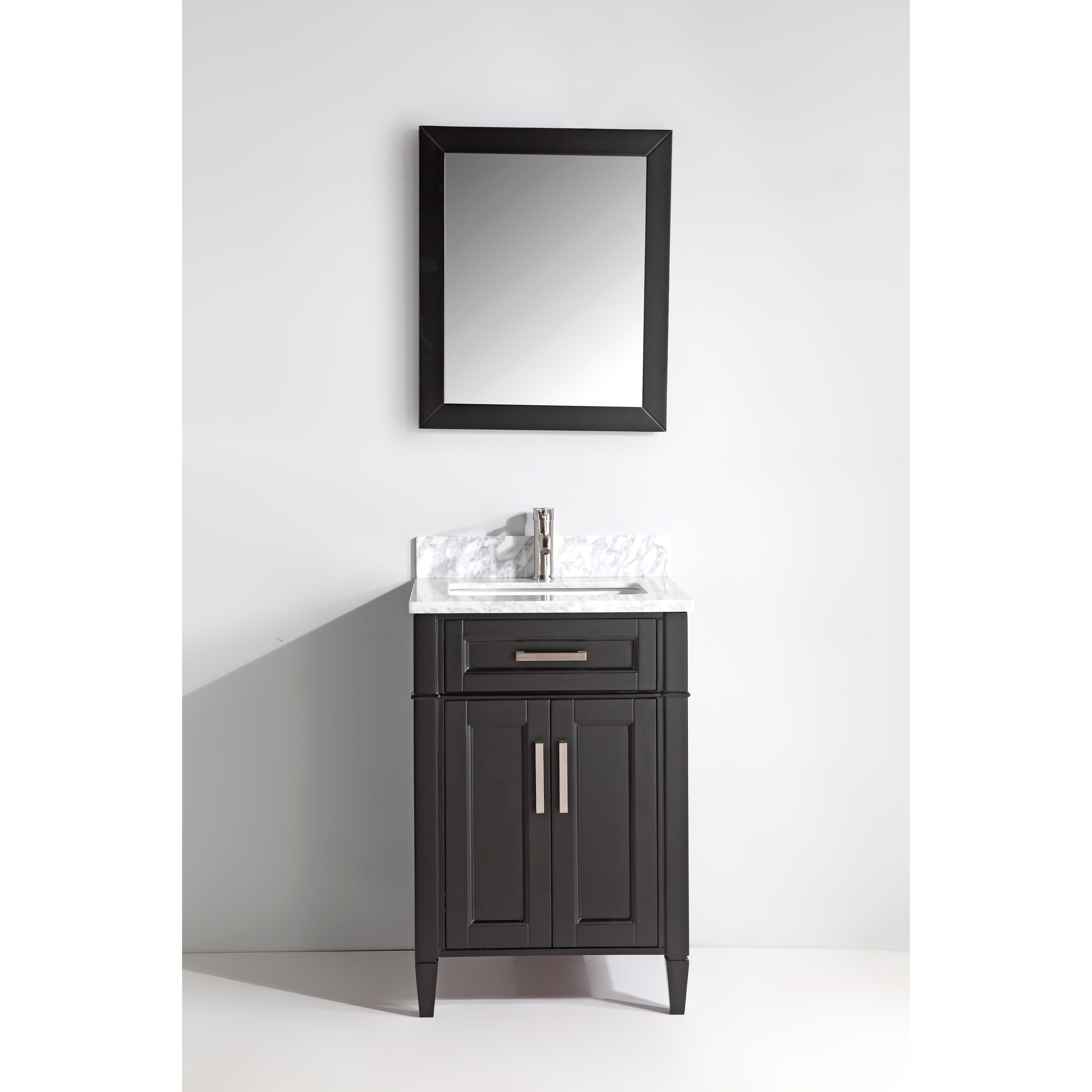 Vanity Art 24 Inch Single Sink Bathroom Set Carrara Vanity Art 24 Inch Single Sink Bathroom Set Carrara