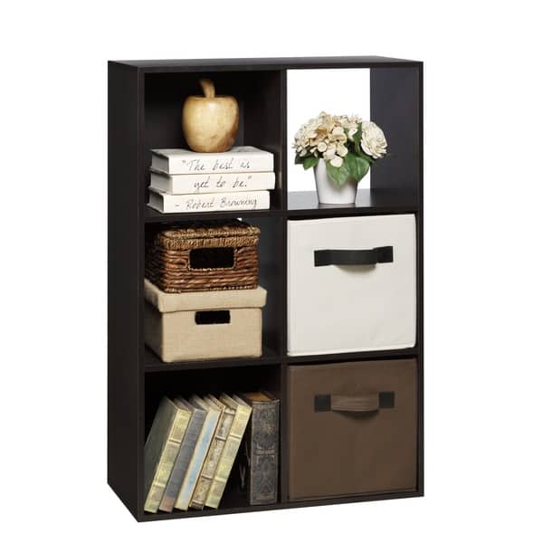 Shop Onespace White 6 Cube Organizer Free Shipping Today