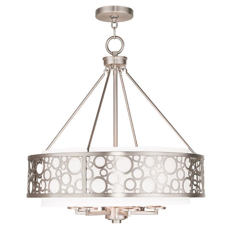 Chandelier-Silver  Chandelier - Silver (Chandelier-Silver Chandelier) - Chandeliers For Bedrooms by Overstock.com