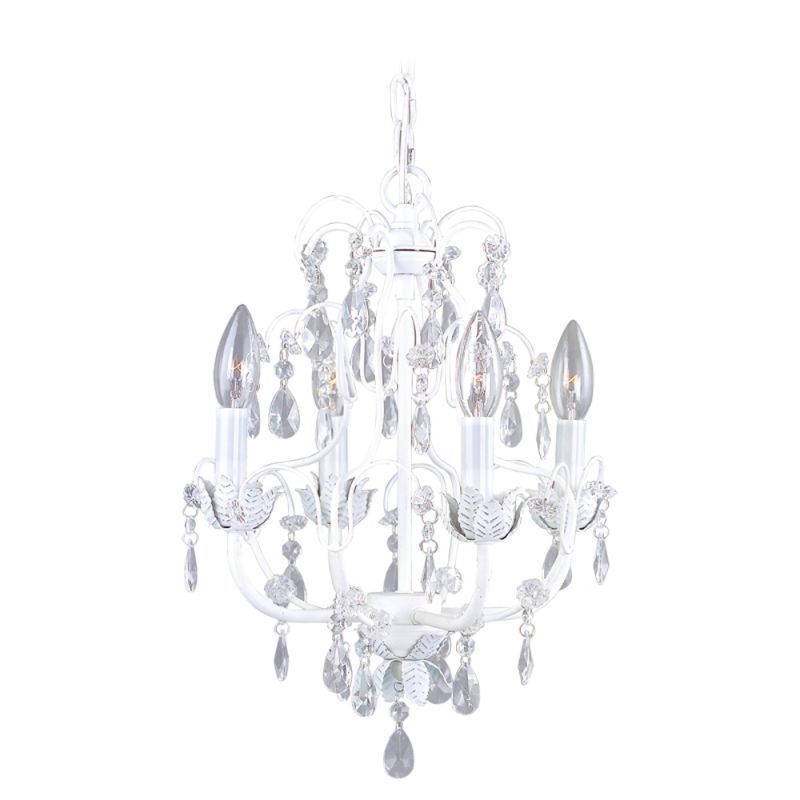 Chandelier-White  Chandelier (Chandelier-White Chandelier) - Chandeliers For Bedrooms by Overstock.com
