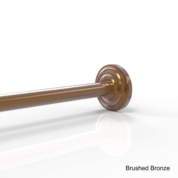 Shop Allied Brass Que New Collection Shower Curtain Rod Brackets