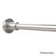 preview thumbnail 2 of 24, Allied Brass Shower Curtain Rod Brackets Polished Nickel