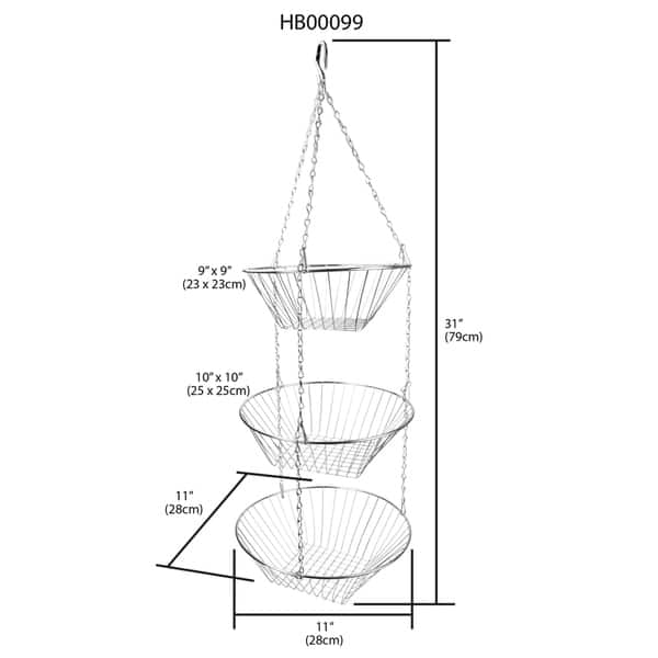 Hanging 3Tier Basket Bed Bath & Beyond 12364785