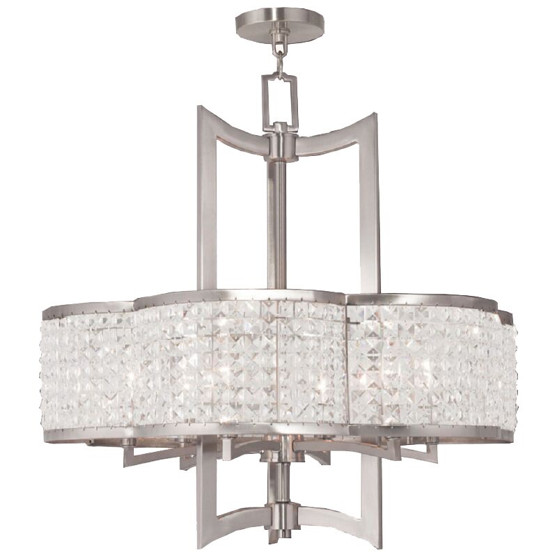 Chandelier-Silver Chandelier - Silver (Chandelier-Silver Chandelier) - Chandeliers For Bedrooms by Overstock.com