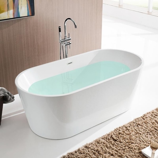 freestanding bathtub overflow