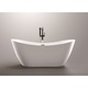 preview thumbnail 11 of 53, Vanity Art 71" X 32" White Acrylic Freestanding Air Bubble Soaking Bathtub with UPC Certified Overflow and Pop-up Drain