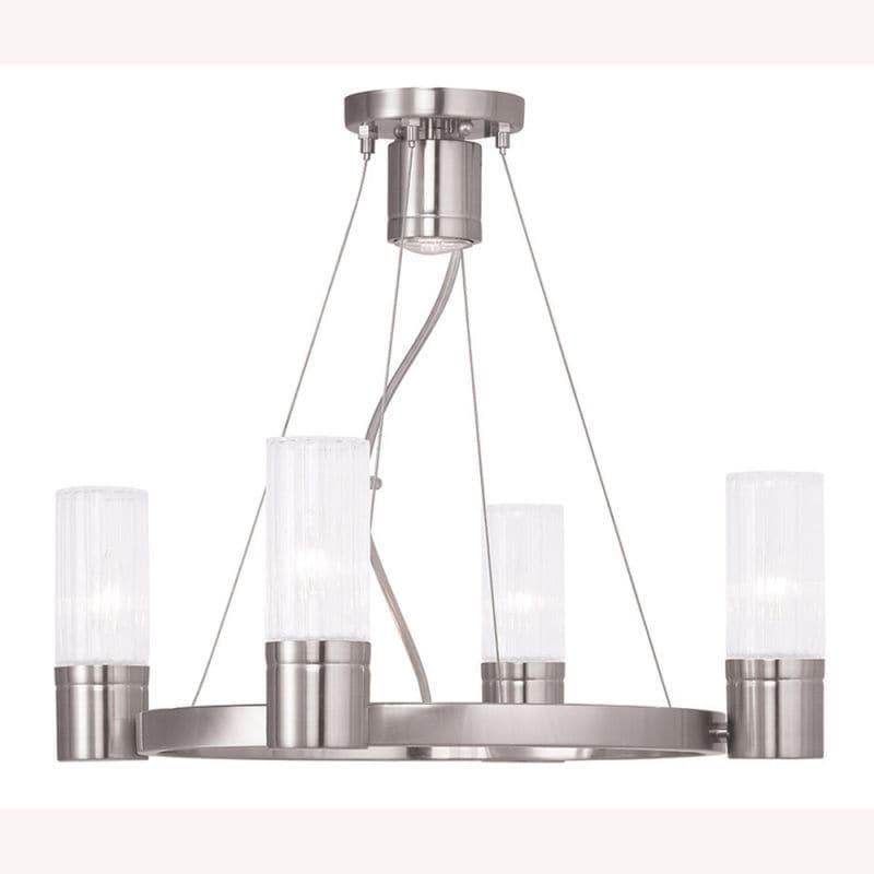 Chandelier-Silver Chandelier - Silver (Chandelier-Silver Chandelier) - Chandeliers For Bedrooms by Overstock.com