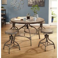 Simple Living Decker Adjustable Height Round Dining Set