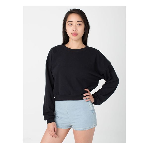 american apparel cropped sweatshirt