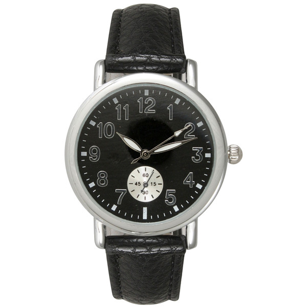 Olivia Pratt Women's Stainless Steel/Leather Watch - Free Shipping On ...