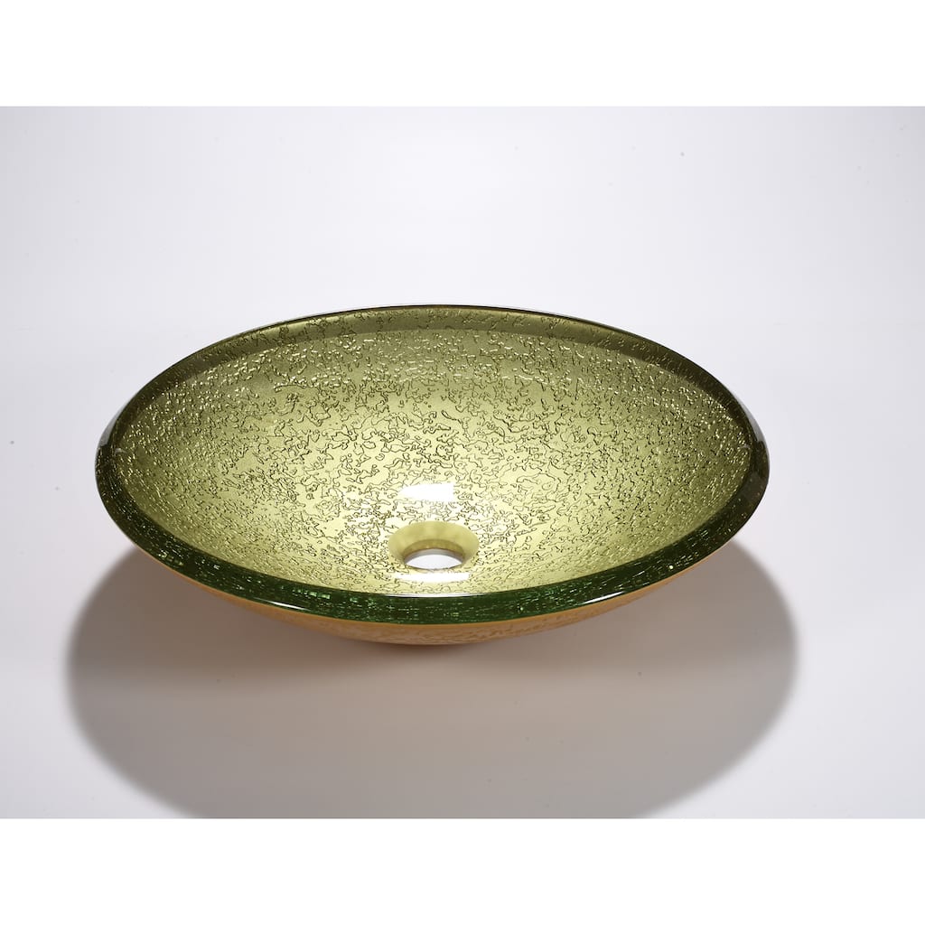 Legion Furniture Lime Yellow Bowl Vessel Sink