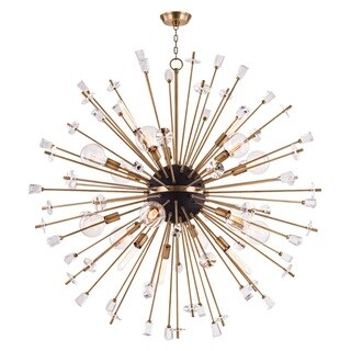 Hudson Valley Liberty 18-Light Aged Brass Chandelier