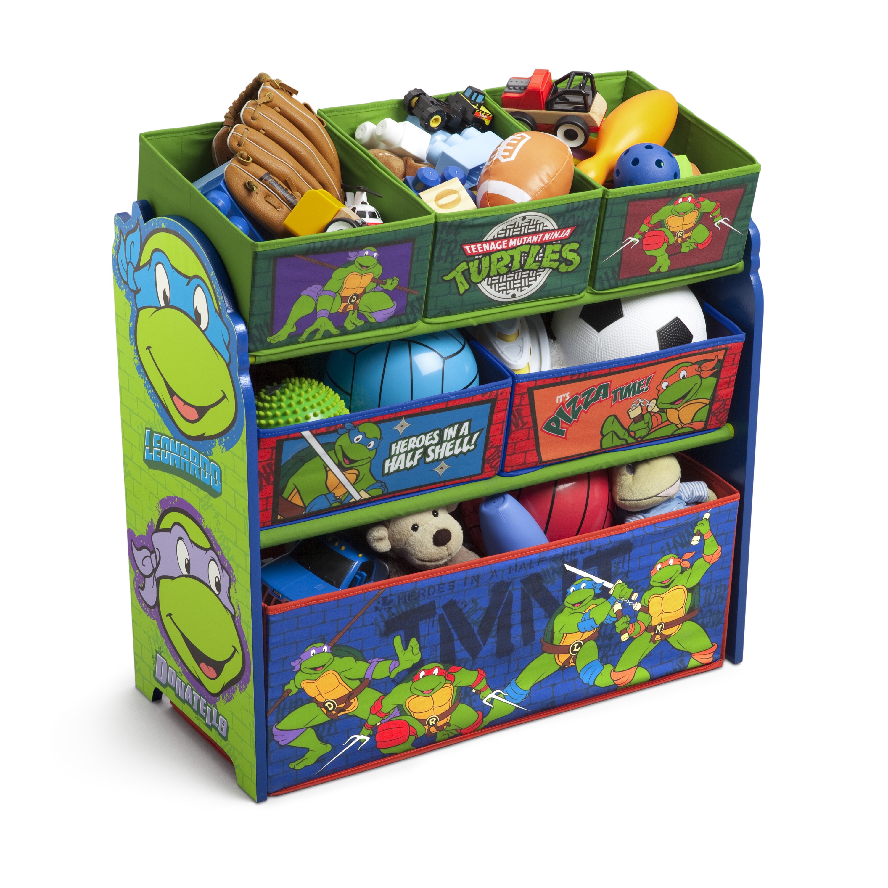 Nickelodeon Teenage Mutant Ninja Turtles Multi-bin Toy Organizer