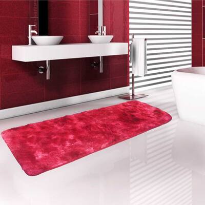Large Ultra Soft Memory Foam 2'x5' Non-Slip Plush Lightweight Bath Mat