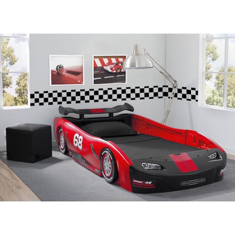 Delta Children's Red Turbo Race Car Twin Bed