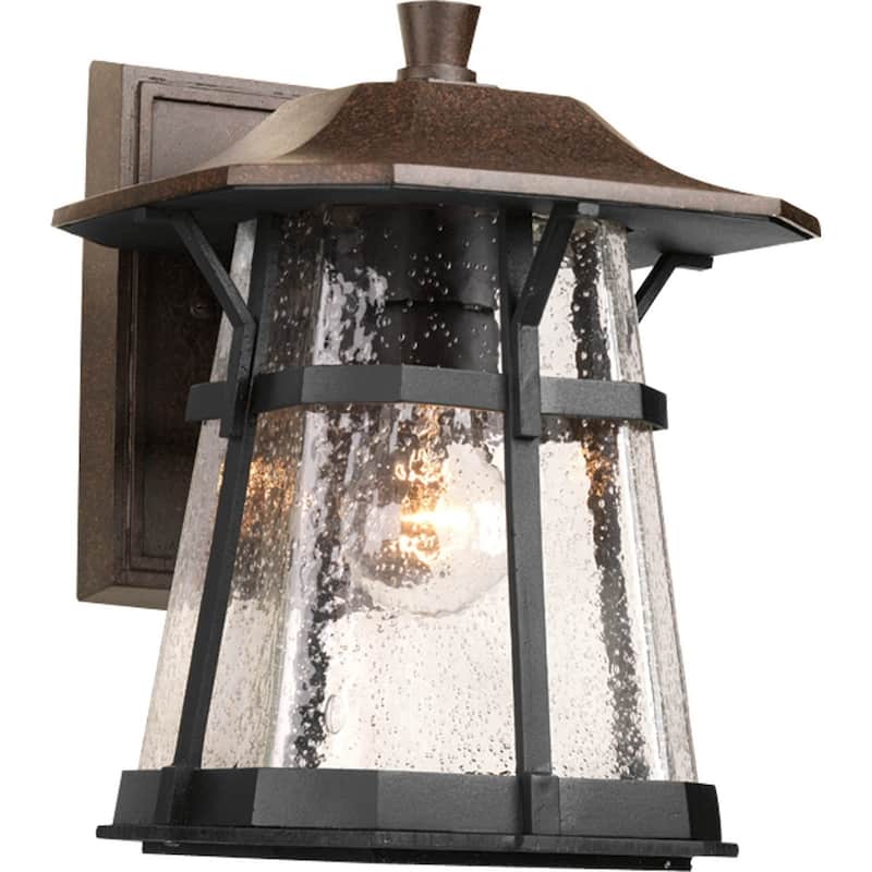 Derby 1-Light Espresso Craftsman Outdoor Wall Lantern Light