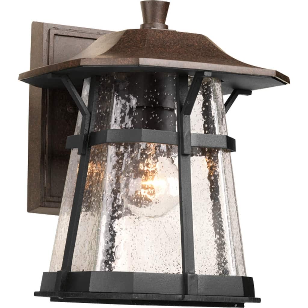 Derby 1-Light Espresso Craftsman Outdoor Wall Lantern Light