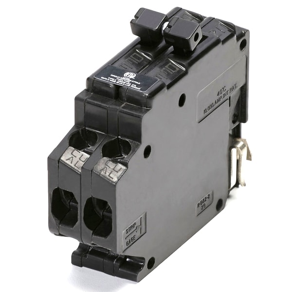 Shop Connecticut Electric VPKA240 40 Amp Double Pole Thick Challenger Circuit Breaker Free