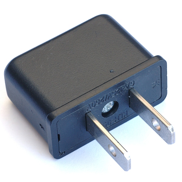 Black Point Products Inc VC-020 Foreign Adapter Plug European to US Type