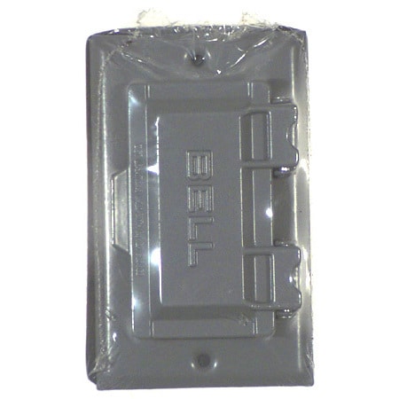 Bell Outdoor 5101 0 Gray Single Gang Weatherproof Gfci Box Bell Outdoor 5101 0 Gray Single Gang Weatherproof Gfci Box Covers Free Shipping On Orders Over 45 12369857