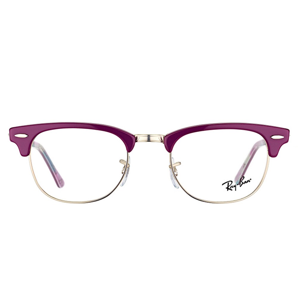 Ray Ban Rx 5154 5652 Clubmaster Violet On Logo Plastic Clubmaster Eyeglasses Overstock