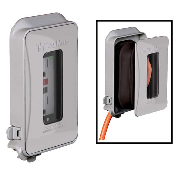 Hubbell Taymac ML450G 1" To 3.5" Gray 16in1 Flat Expandable Cover