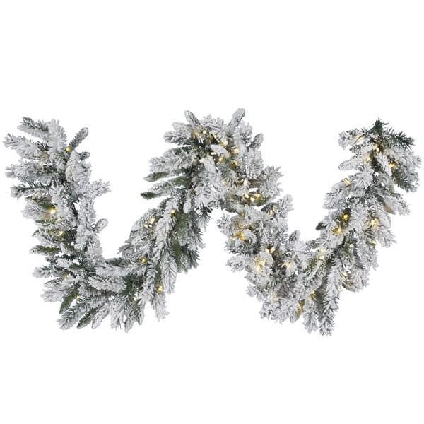 Michaelson Warm White LED Pre-Lit 18-foot Christmas Garland by