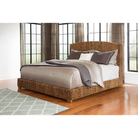 Coaster Furniture Laughton Amber Hand-Woven Banana Leaf Bed