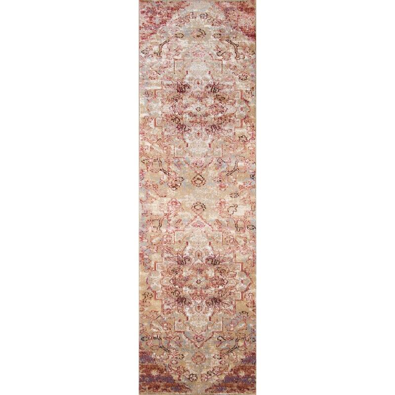 Momeni Amelia Polyester Blend Traditional Medallion Area Rug