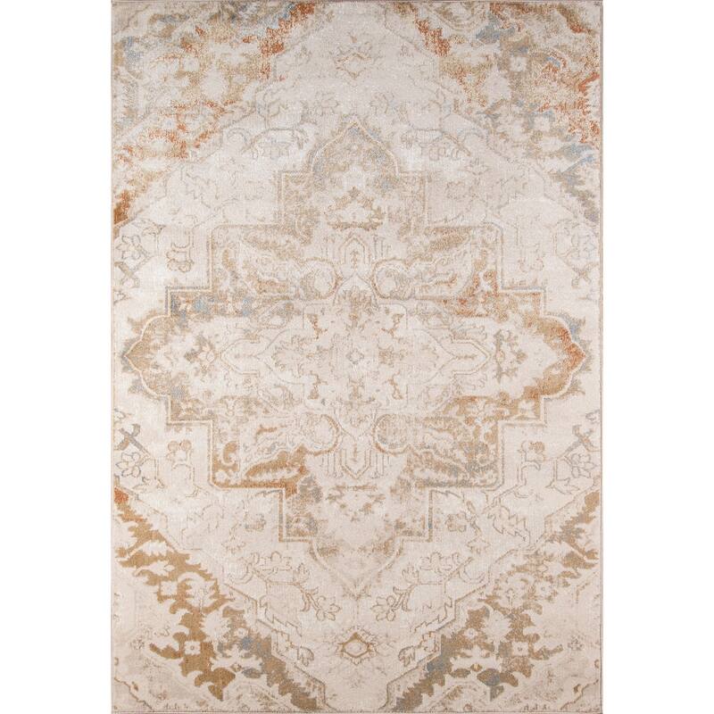 Momeni Amelia Polyester Blend Traditional Medallion Area Rug