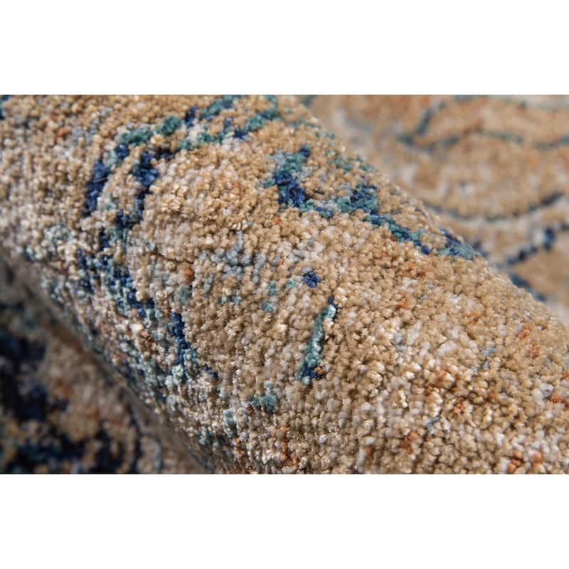 Momeni Amelia Polyester Blend Traditional Medallion Area Rug