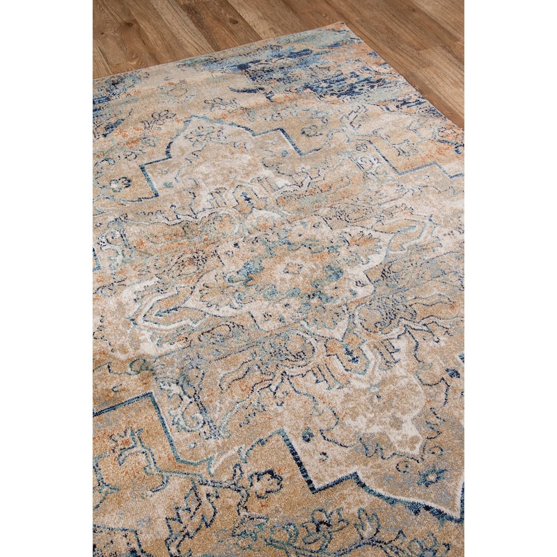 Momeni Amelia Polyester Blend Traditional Medallion Area Rug