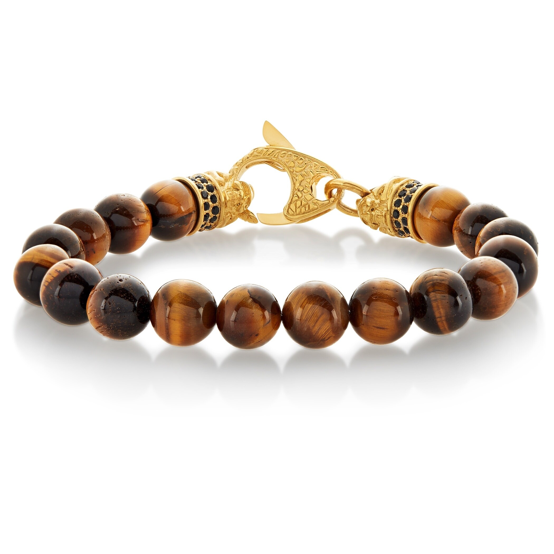 tiger eye bead bracelet