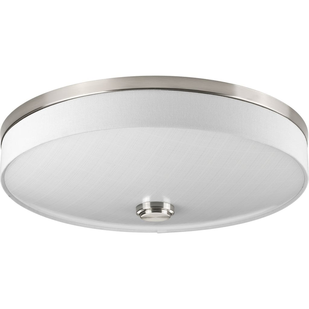 Progress Lighting Weaver Steel Flush Mount LED Two-light Fixture with AC LED Module