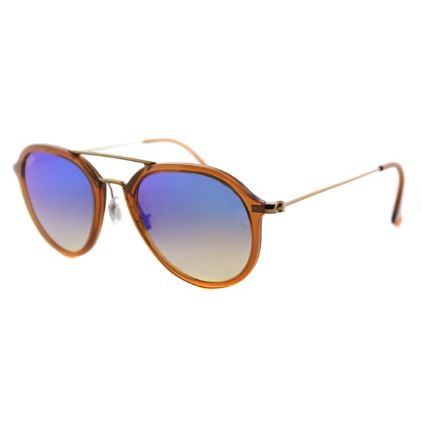 Shop Ray-Ban RB 4253 62388B Shiny Brown With Blue Flash